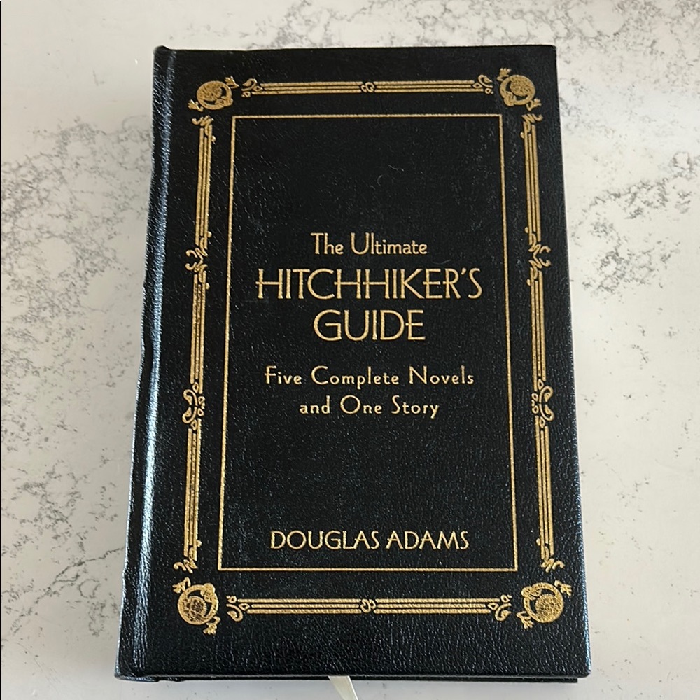 The Ultimate Hitchhiker's Guide Black and Gold Book